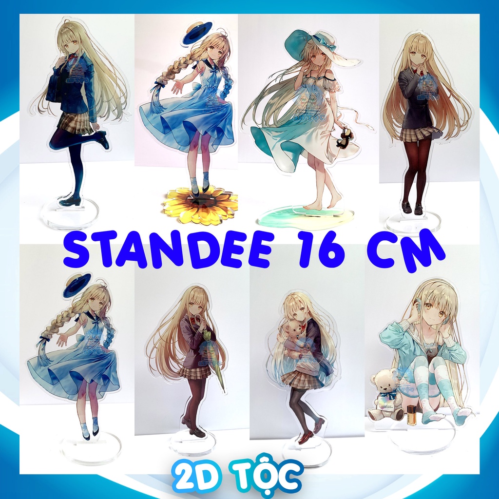 Mô hình Standee Mica Acrylic nhân vật Anime Manga Light Novel Thiên sứ nhà bên – Tượng Mica Anime by 2D Tộc Shop
