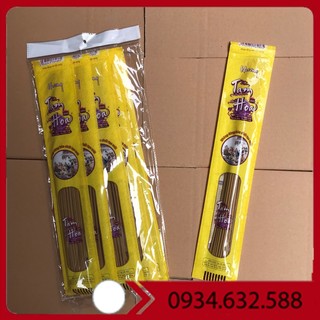 sx -Nhang thơm cuốn tàn đẹp bát hương gia tiên, thần linh, thần Tài, Phật - 10 túi = 300 cây - 38cm - Chính hiệu TAM BẢO