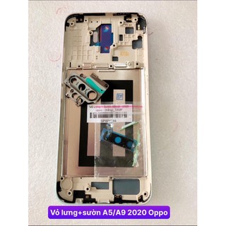 Vỏ lưng+viền A5/A9 2020 Oppo (Kèm kính camera + phím)
