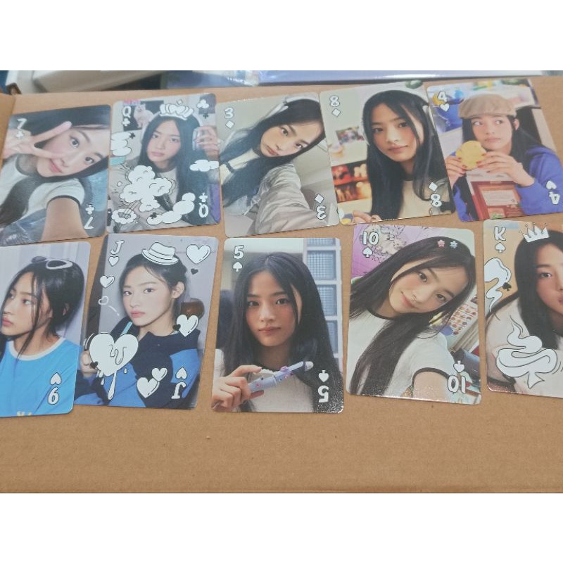 Tách lẻ set thẻ ảnh nhóm nhạc newjeans official theo thành viên nhóm newjeans ssgt 2023 chính hãng
