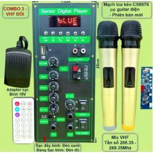 Mạch loa kéo CS88636 kèm micro