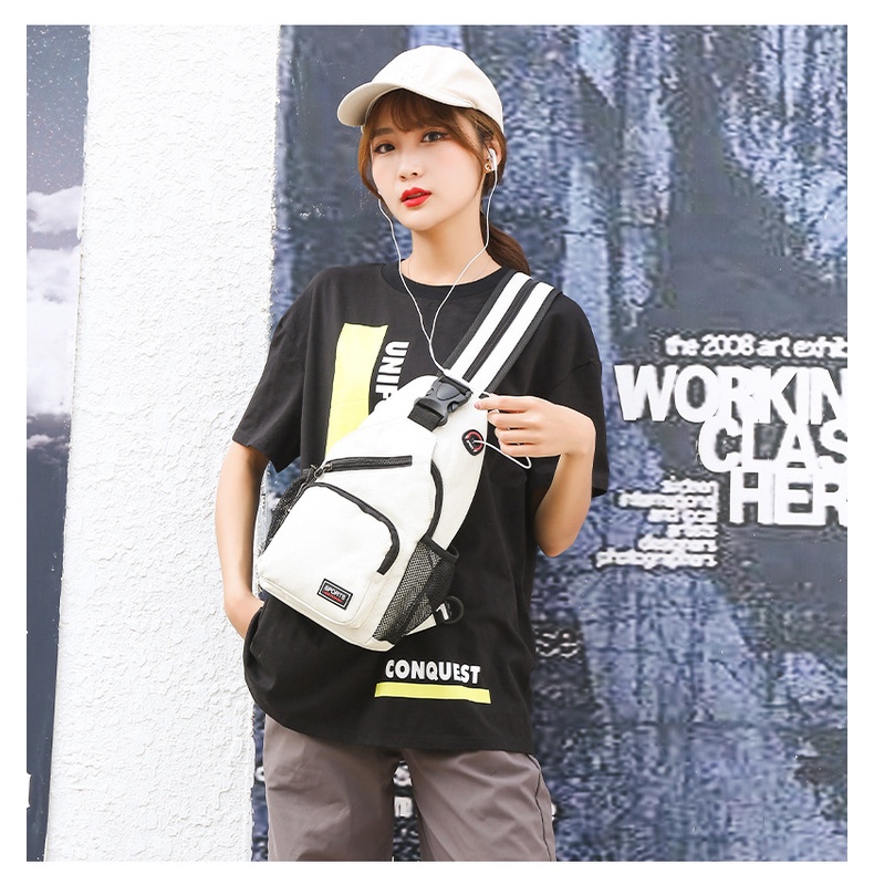 Túi Da Pu Đeo Chéo Thời Trang Cho Nam Nữ