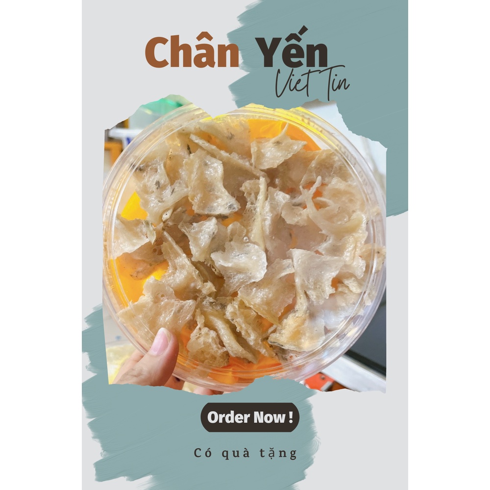 CHÂN RÌA TỔ YẾN DAI GIÒN SẦN SẬT GIÁ TIẾT KIỆM AI CŨNG CÓ THỂ MUA