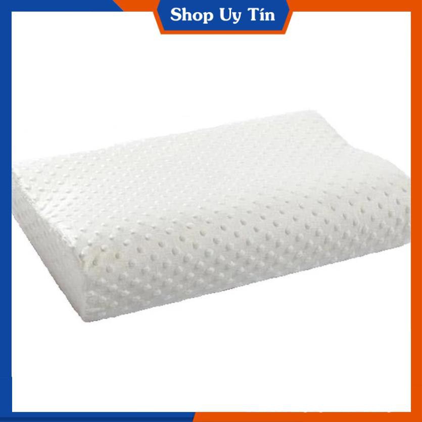 Gối Cao Su Non Cao Cấp - Gối  Cao Su Chông Ngáy Ngủ, Mềm Mại Cho Giấc Ngủ Êm Ái kích thước 50cm - 30cm