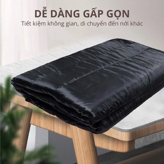 Nệm massage xoa bóp vùng lưng Air Bike - Màu đen