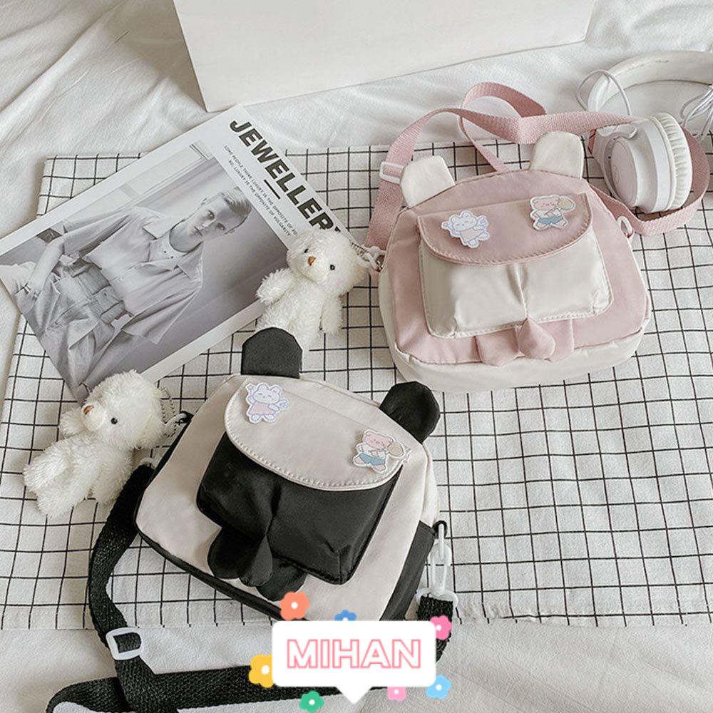 Túi Vải Canvas Cỡ Lớn In Hoạt Hình Dễ Thương MIHAN1