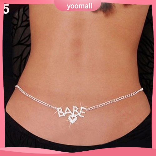 Dây Xích Đeo Hông Đính Đá Hình Bướm Dùng Múa Bụng Thời Trang Cho Nữ