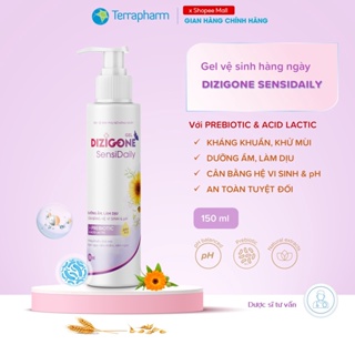 Gel vệ sinh phụ nữ DIZIGONE Sensidaily 150ml Kháng khuẩn, làm mềm dịu