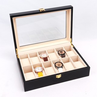 hộp gỗ đựng đồng hồ 12 chiếc SANG TRỌNG