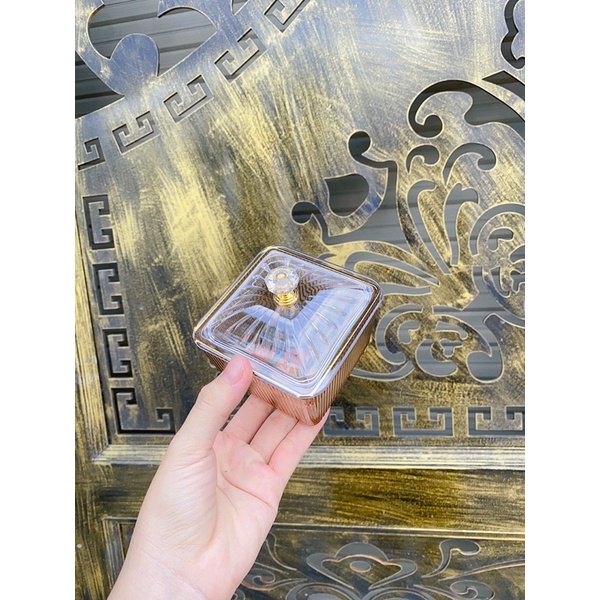 Set Khay Mức 6 Ngăn Vàng