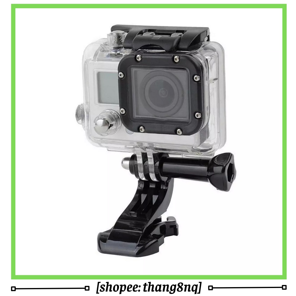 Giá đỡ cong chữ J cho gopro, phụ kiện gắn mũ bảo hiểm, dây đeo ngực cho gopro, osmo action, sjcam