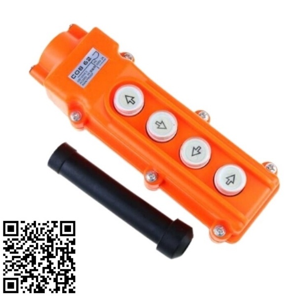 Công tắc 4 nút COB-62 kín nước chống bụi, kín nước điều khiển pả lăng, cẩu trục qua khởi động từ