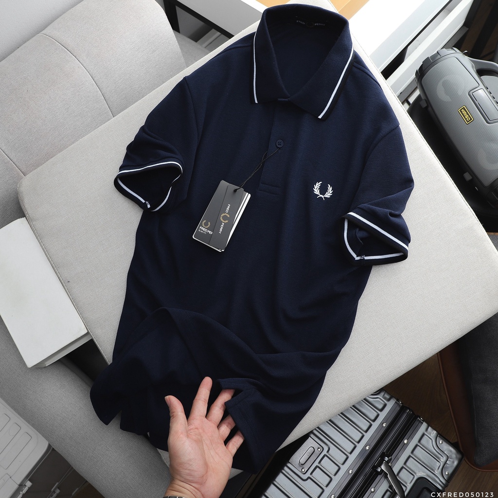 [ XUẤT XỊN ] Áo thun polo thời trang , áo thun cổ trụ nam, mắt vải cá mập xịn mịn, phối viền tinh tế 50123