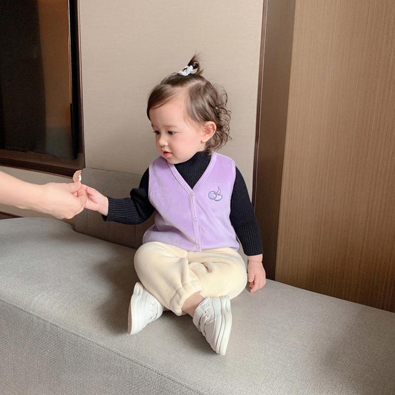 Quần Cotton Nhung Dày Dặn Giữ Ấm Mùa Thu Và Mùa Đông Kiểu Dáng Mới Dành Cho Bé Trai Và Bé Gái