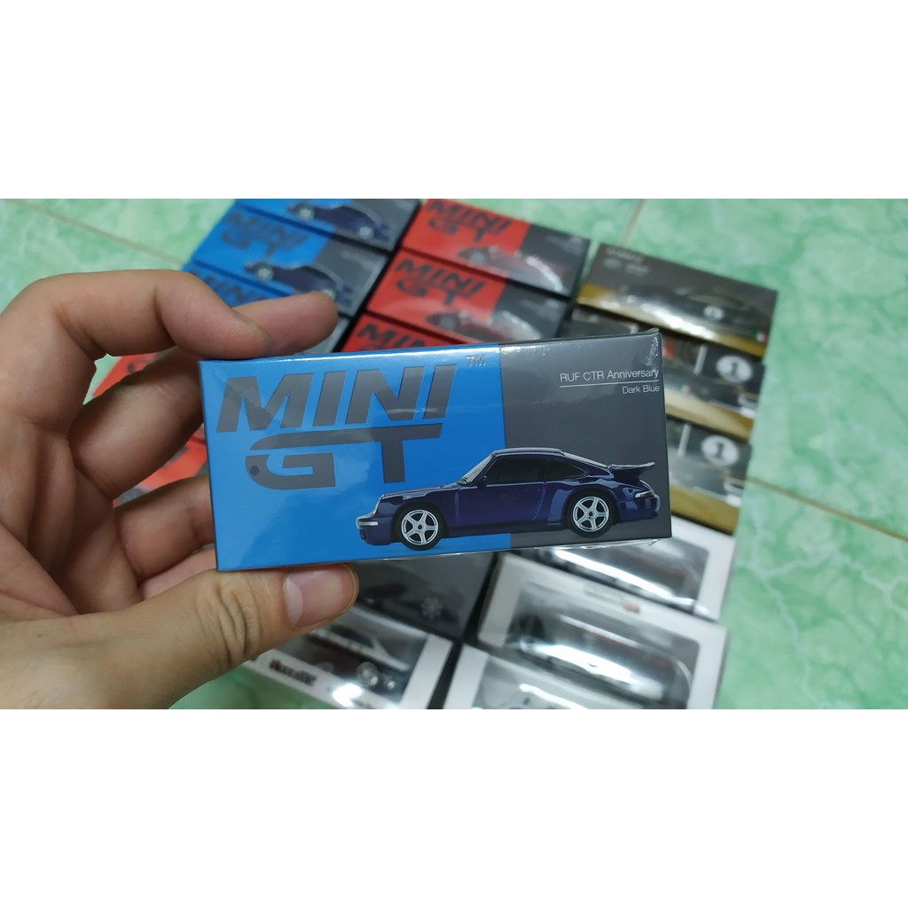 Mô hình ô tô RUF CTR Anniversary Dark Blue 1/64 MiniGT MGT00451