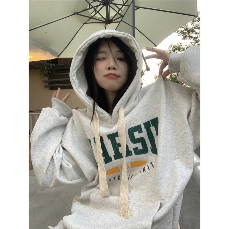NRVP Áo Hoodie Thể Thao Ulzzang Giảm Cân In Chữ Cho Cặp Đôi
