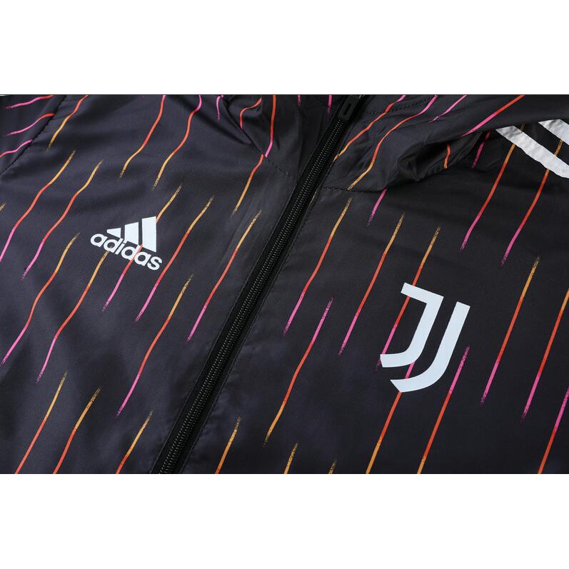 Áo Khoác Tay Dài Có Nón Phối Khóa Kéo Thoáng Khí Chống Thấm Nước Thời Trang Cho Nam 21-22 Juventus