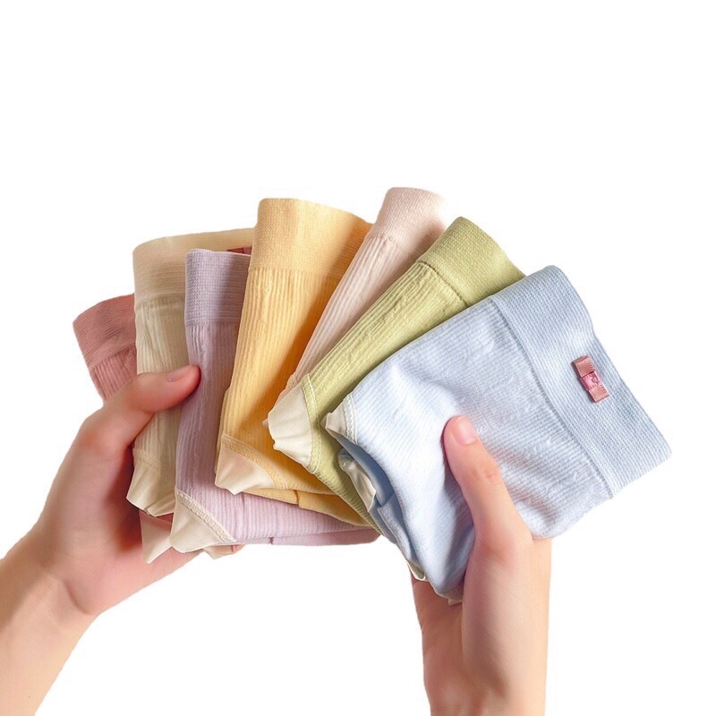 Quần lót cotton dệt kim kháng khuẩn, co giãn đàn hồi 1194
