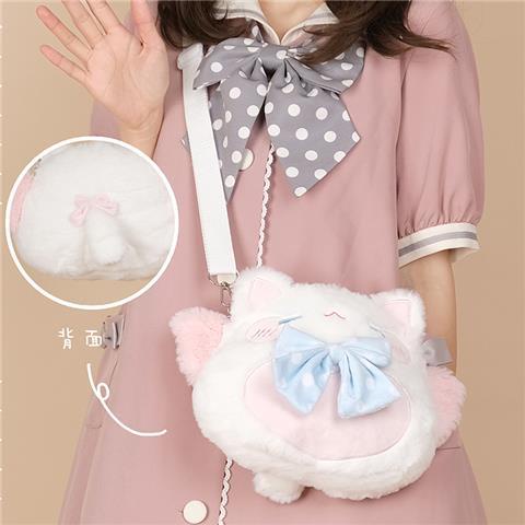 Túi Đeo Chéo Hình Gấu Trúc Nhồi Bông Phong Cách lolita Dễ Thương Thời Trang Mùa Hè 2023