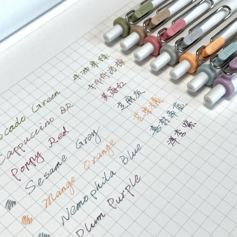 Bút Bi Uni Bi 7 Màu Ngòi 0.38mm 0.5mm Nhập Khẩu Từ Nhật Bản