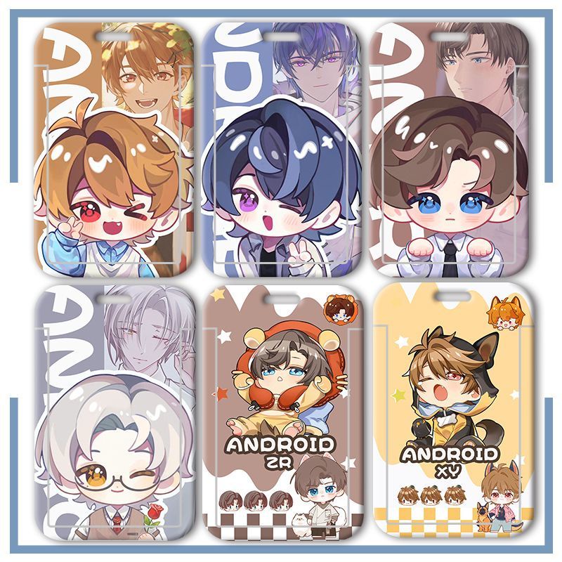 Vỏ Bảo Vệ Thẻ ID / Thẻ ID Họa Tiết Hoạt Hình Tears of Themis Kèm Móc Khóa