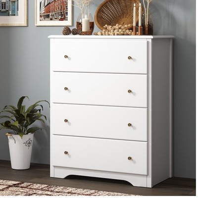 AVILLA, Tủ đựng đồ dùng 4 ngăn kéo DRA_184, 74x40x94cm, Scandi Home