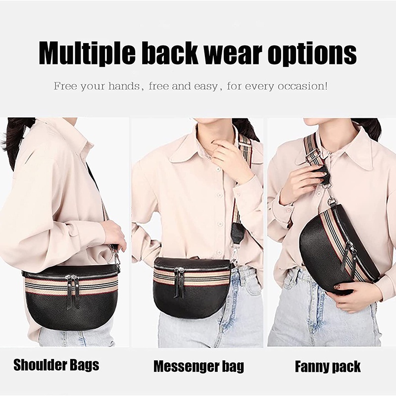 Túi Da Đeo Hông Hình Quả Chuối Phong Cách Vintage Thời Trang Cho Nữ jp5