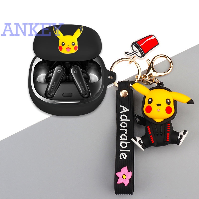 Soundcore Liberty 4 Case Protective Silicone Liberty4 Headset Wireless Bluetooth Cartoon Shell