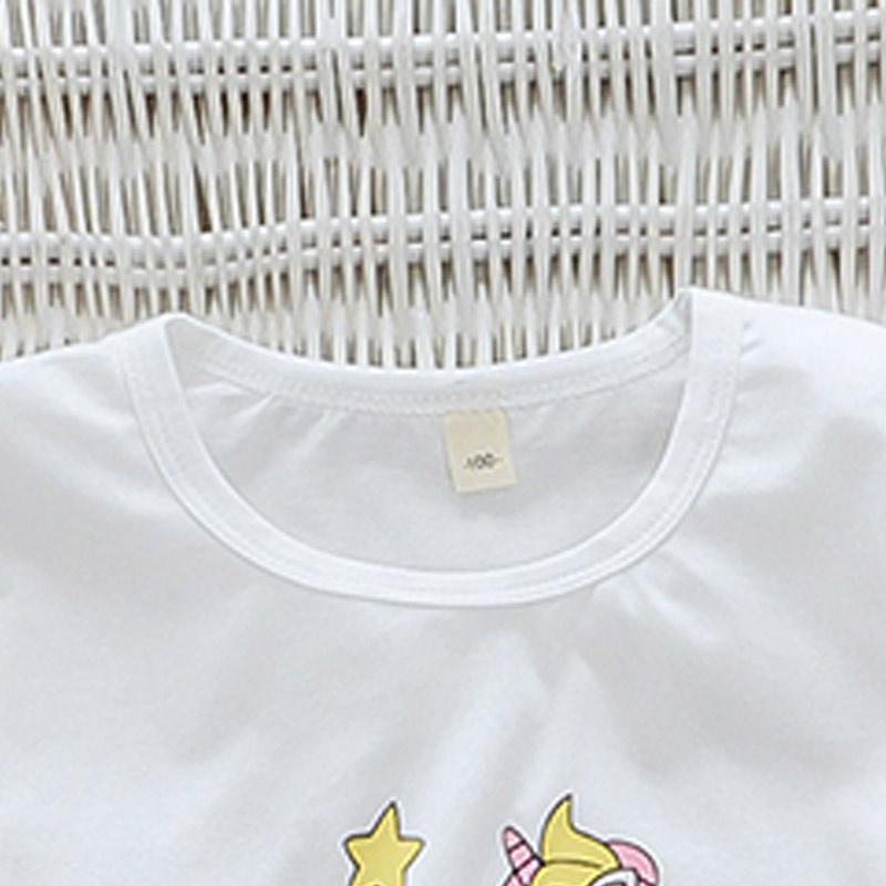 BEAR LEADER Bộ Áo Sơ Mi Họa Tiết Hoạt Hình Phối Quần Short Thời Trang Mùa Hè Xinh Xắn Cho Bé Gái Từ 2-6 Tuổi