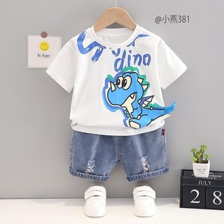 (XẢ KHO) Sét Áo Trắng Khủng Long