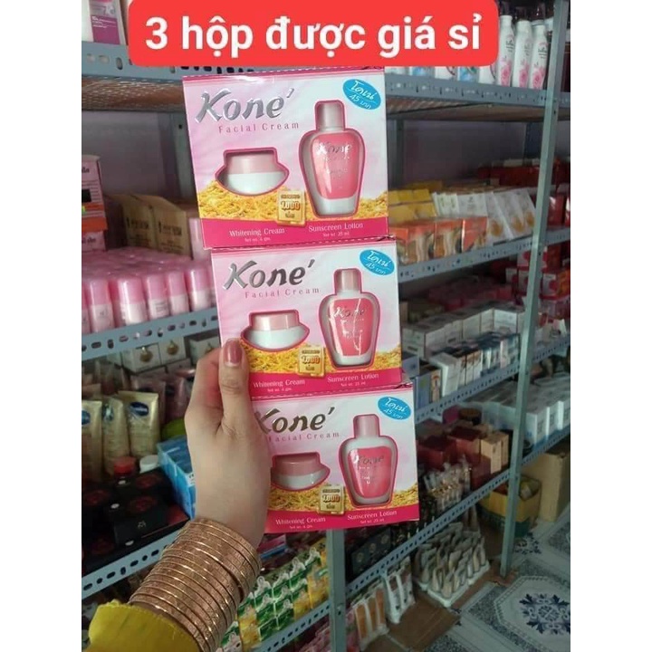Kem koné Thái Lan 3 hộp có ngay giá sỉ
