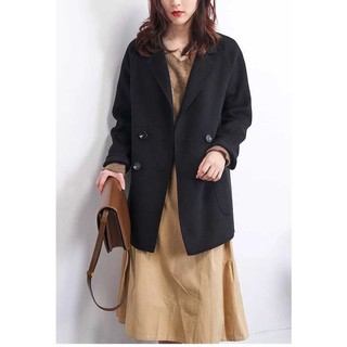 Áo khoác blazer oversized chất dạ HQ - AK581
