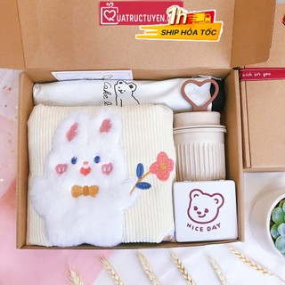 Set quà Sinh nhật Everyday I Love You tặng bạn gái: túi tote, bình giữ nhiệt, ô dù Luv150 cute dễ thương