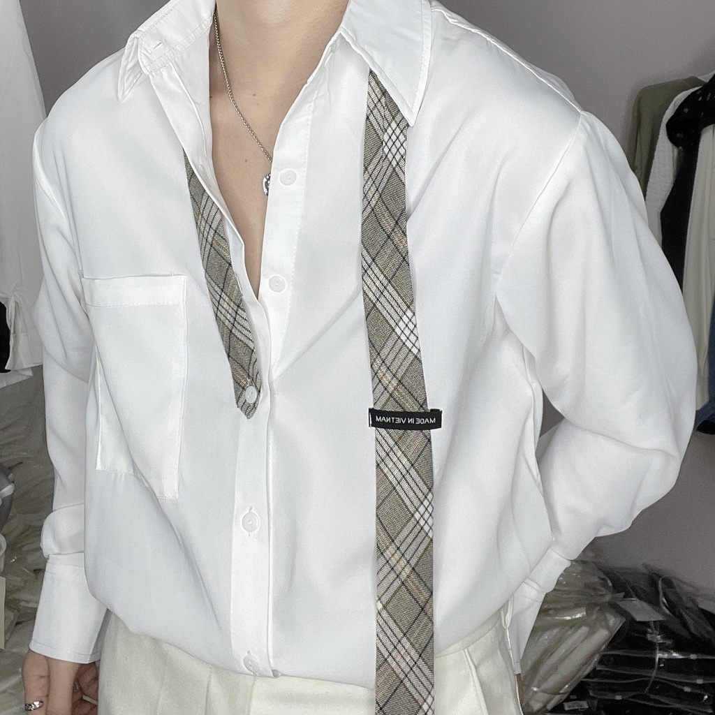 Áo sơmi nam hàn quốc áo sơmi nam from rộng kiểu dáng trẻ trung năng động s237