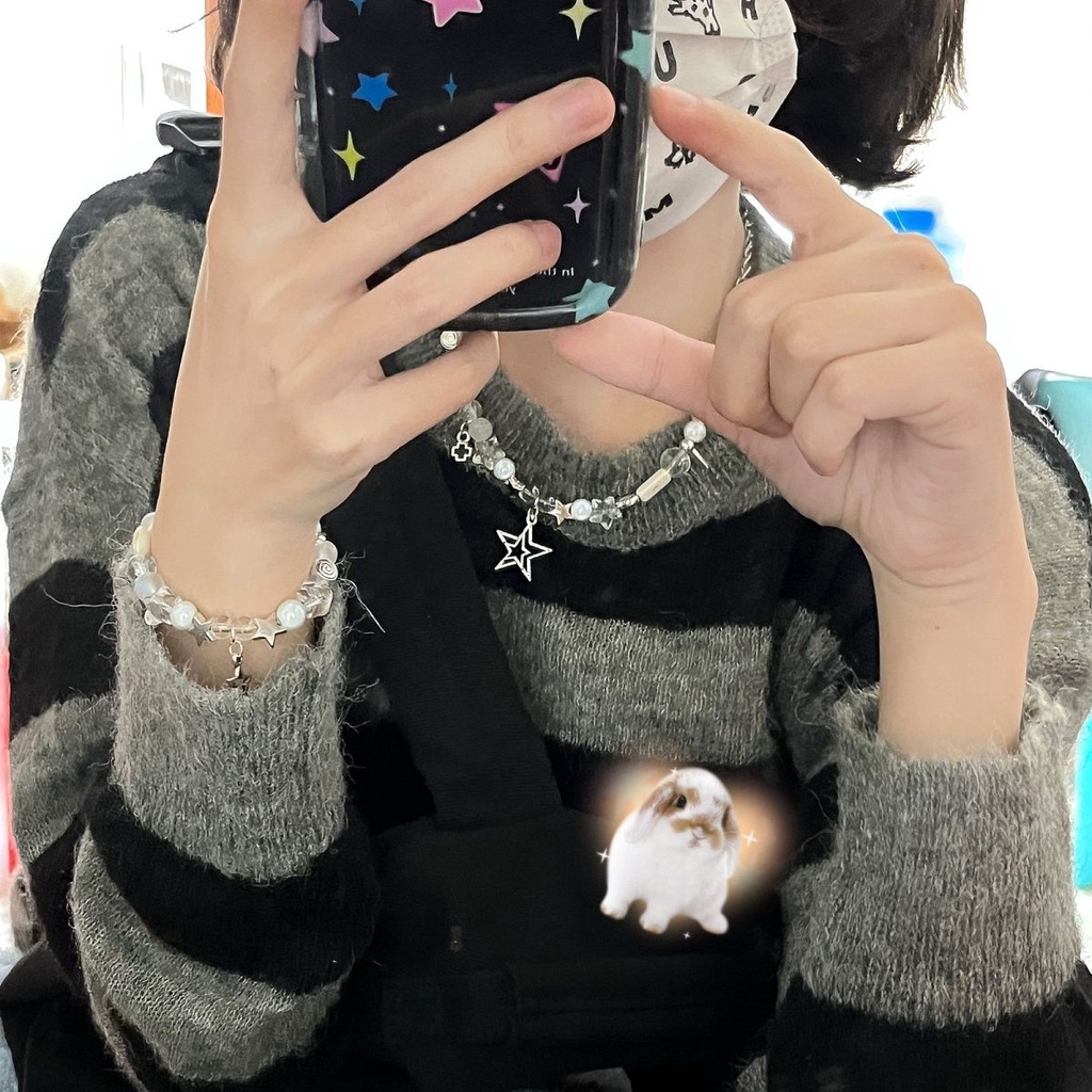 Vòng Tay Chuỗi Hạt y2k Cao Cấp Thời Trang