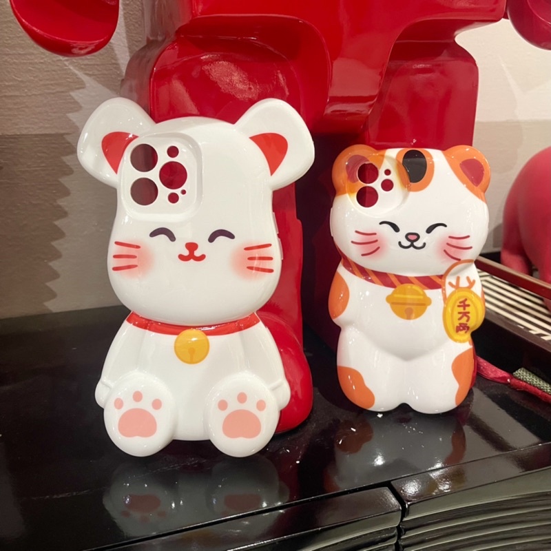 Ốp lưng điện thoại mèo chibi hoạt hình