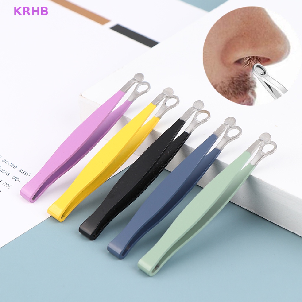 Nhíp Tỉa Lông Mũi / Lông Mày Bằng Thép Không Gỉ Tiện Dụng Mới