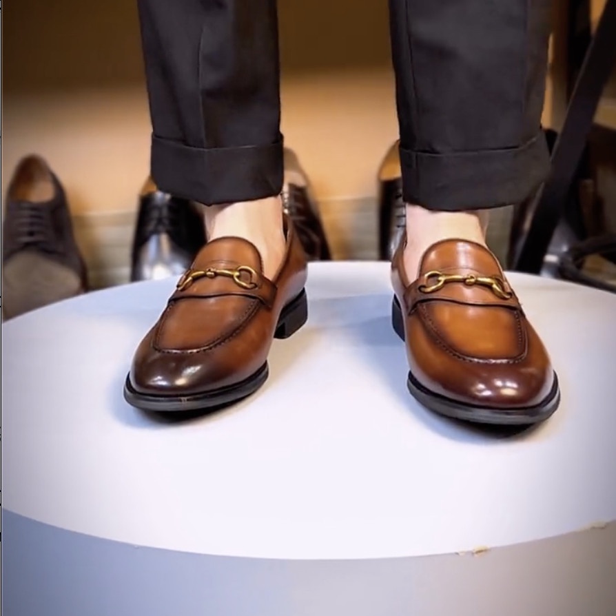 Giày Loafer da Nappa G126 cao cấp Bụi leather - bảo hành 12 tháng