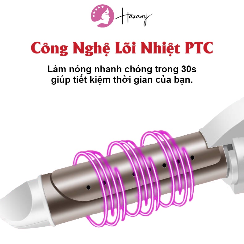 Máy uốn tóc 2In1 đa năng duỗi tóc uốn xoăn sóng kèm vỏ bảo vệ chính hãng bảo hành 12 tháng