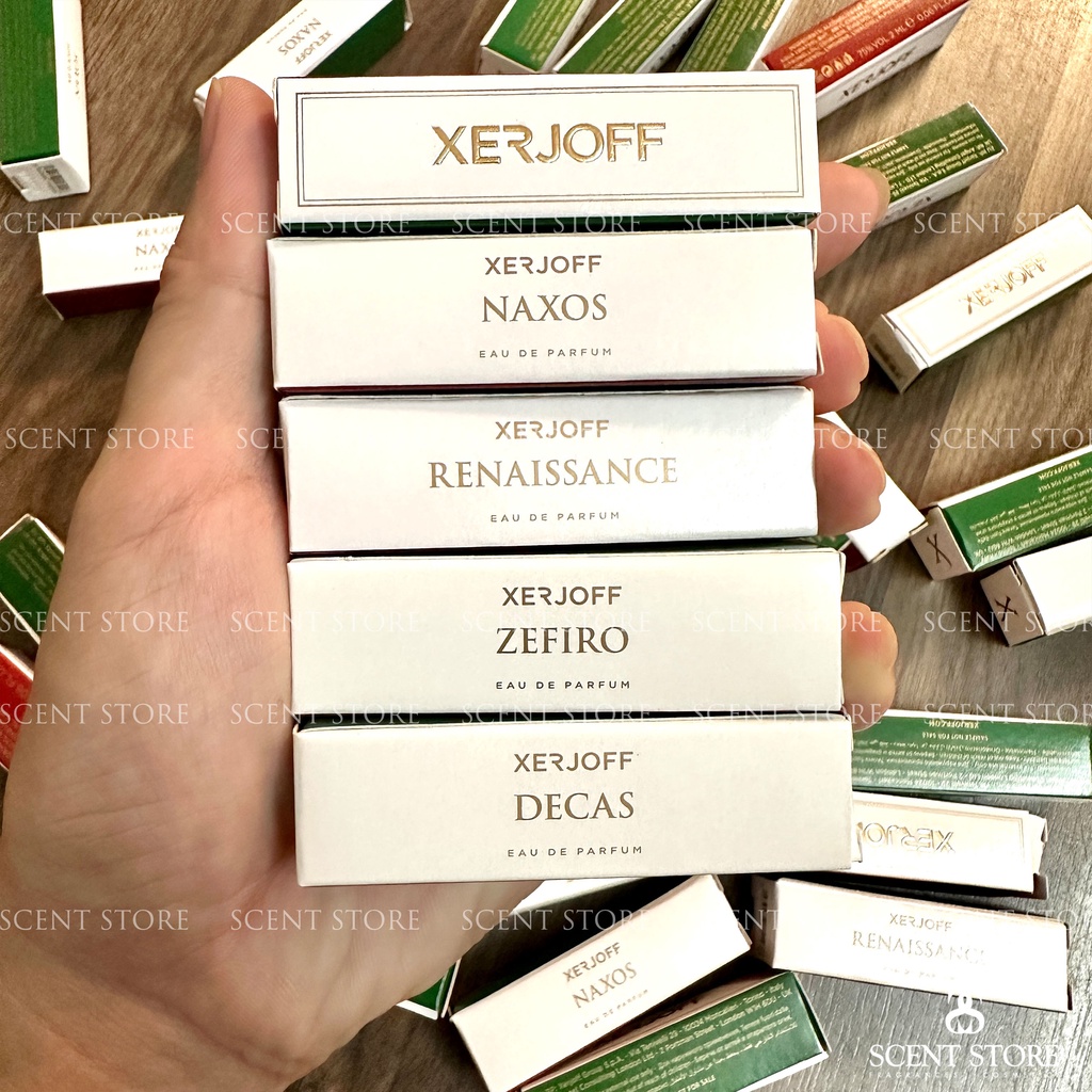 Scentstorevn - Vial chính hãng nước hoa Xerjoff 1861 Naxos, Renaissance, Zefiro, Decas