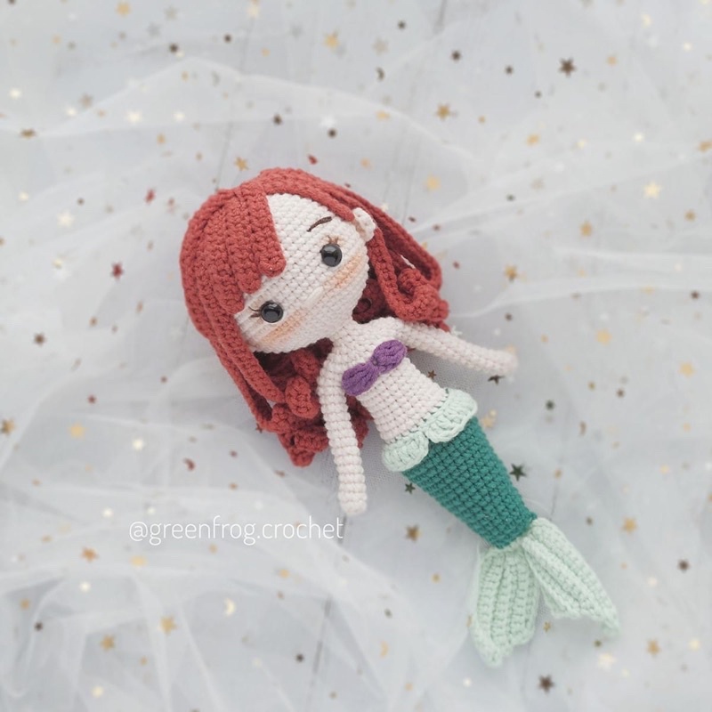 Nàng tiên cá Ariel bằng Len Handmade