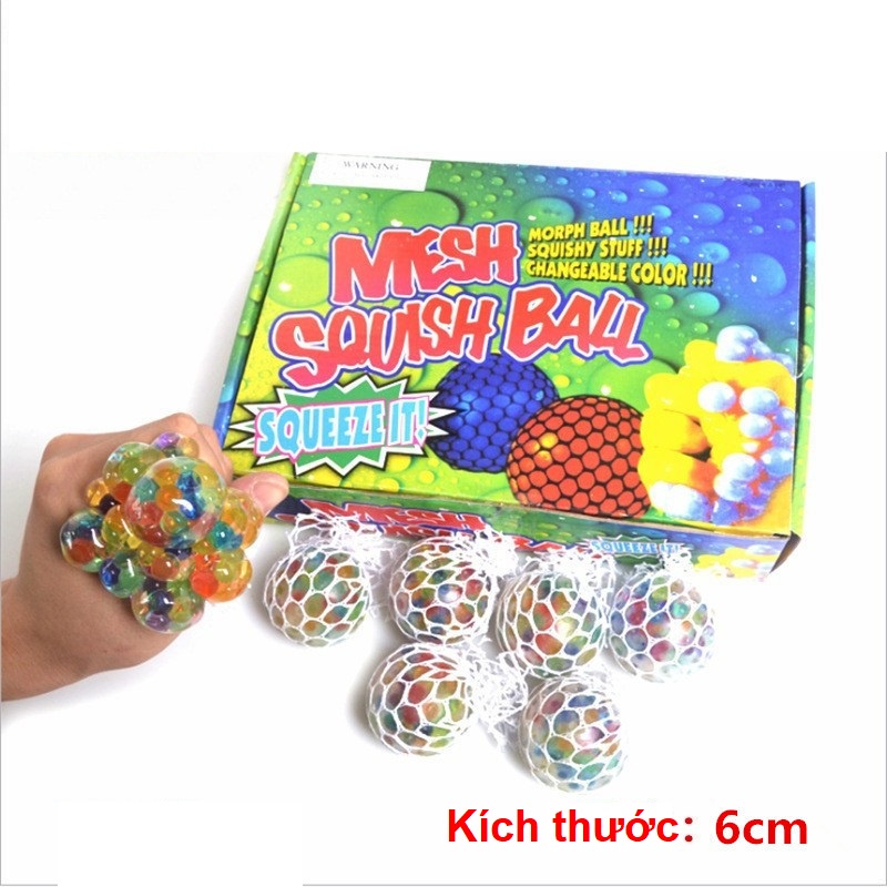 Bóng Lưới Bóp Tay Giảm Stress Độc Đáo - Kích thước 6cm