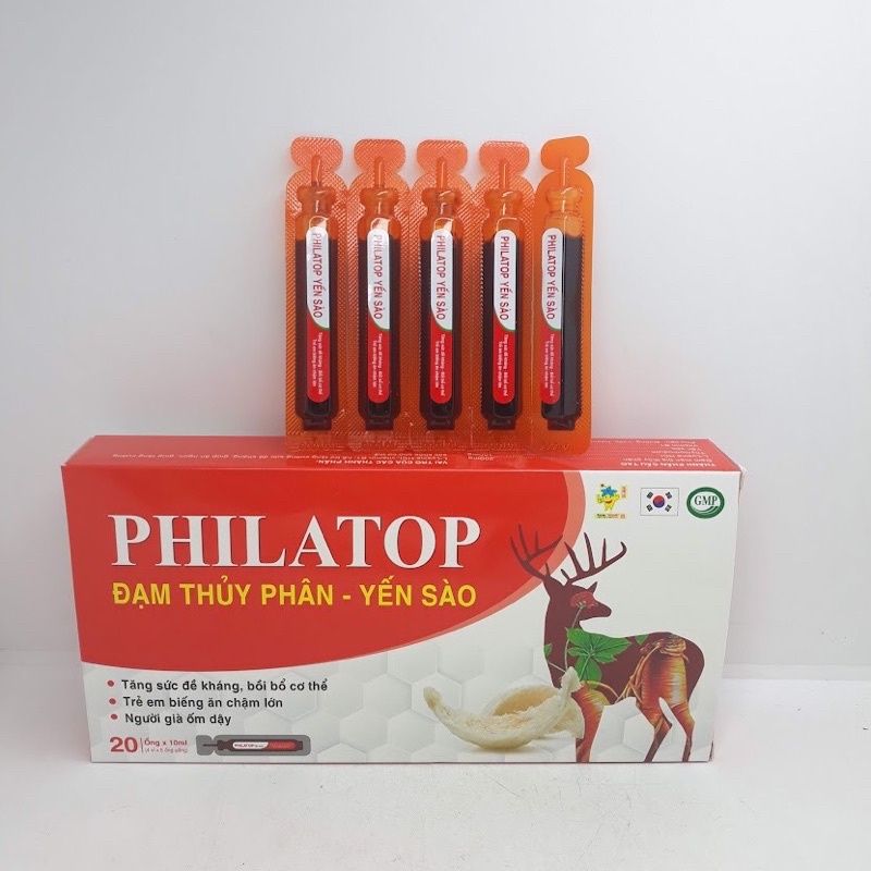 Philatop dùng cho trẻ biếng ăn chậm lớn (hộp 20 ống)