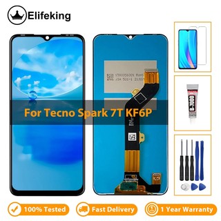 Màn hình cảm ứng lcd 6.52 "chất lượng cao thay thế cho tecno spark 7t kf6p