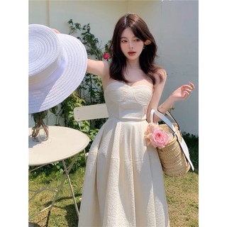 [ ORDER ] Váy trắng trễ vai Quảng Châu