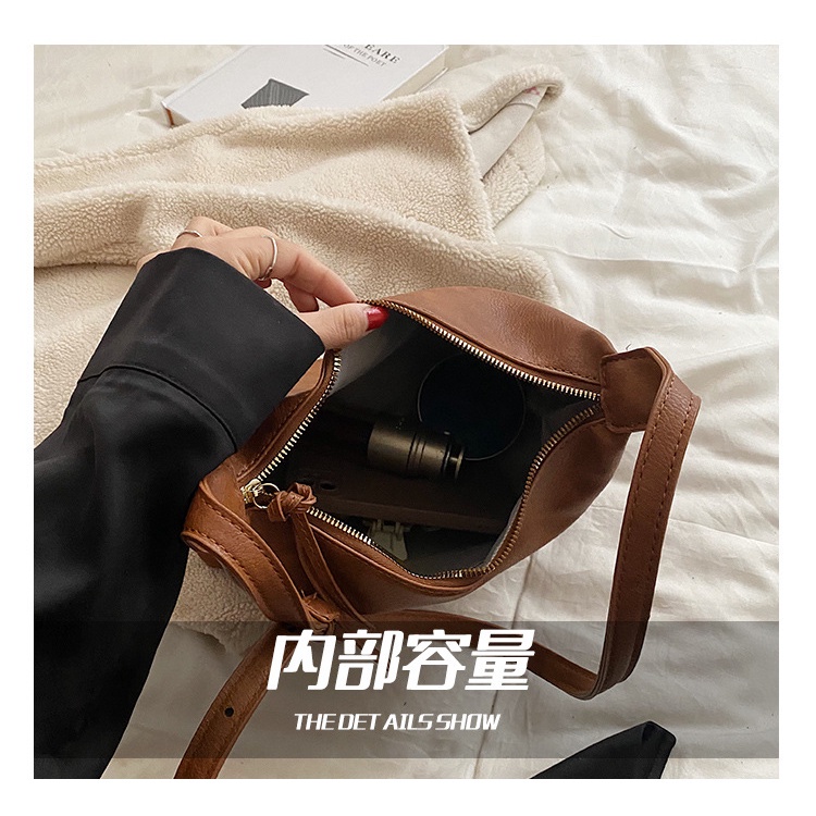 Túi Đeo JASMIN NOIR Chéo Da PU Thiết Kế Đơn Giản Thời Trang Cho Nữ