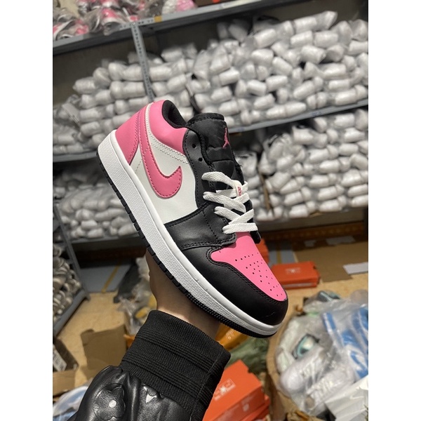 giày Sneaker Jd hồng đen cổ thấp-SC Quality
