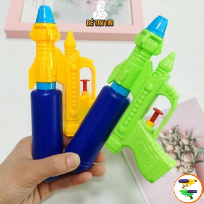 Combo Máy bay điều khiển chạy mặt đất có đèn và Đồ chơi xịt nước mini