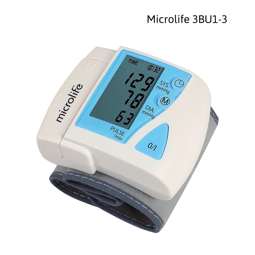 Máy đo huyết áp cổ tay Microlife 3BU1-3, Bảo hành 5 năm, Hàng chính hãng - UNIGO