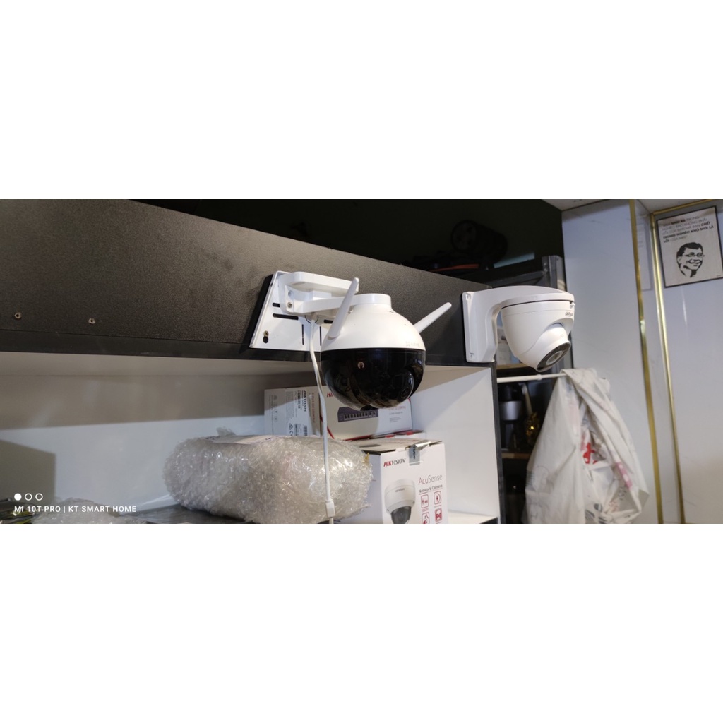 Mái che CAO CẤP bằng thép sơn tĩnh điện cho Camera PTZ ngoài trời Ezviz Imou C8C, C8W, S41, S42,..